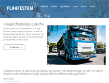 Tablet Screenshot of flakfesten.se